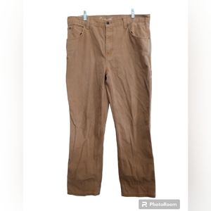 Eddie Bauer Pants, Men's 36x34, Canvas Cargo Work Pants, Loose Fit, Painters